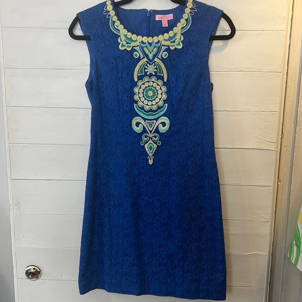 Lilly Pulitzer royal blue shift!